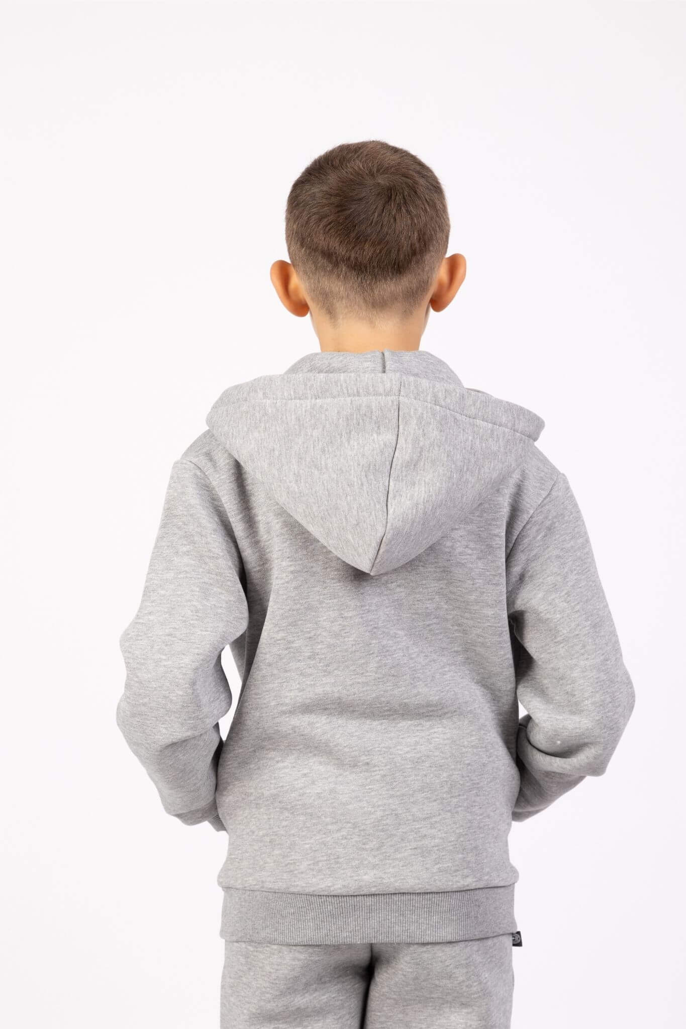 Çocuk Gri Hoodie (Eşofman Üstü) - Görsel 4